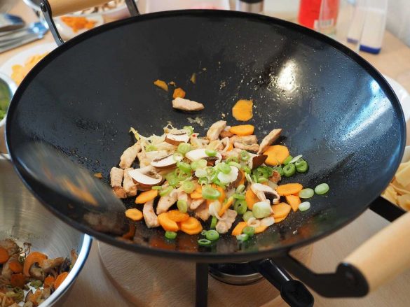 wok en cuisine